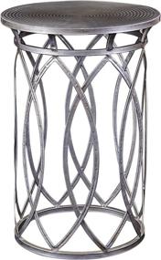 img 3 attached to 🪑 FirsTime &amp; Co. Marquise Occasional Table - 22.5&#34;H x 15&#34;W x 15&#34;D - Silver/Pewter