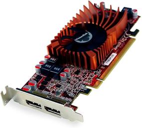 img 4 attached to 🎮 VisionTek Radeon 7750 2GB GDDR5 SFF Графическая карта | 4k, Двойной DisplayPort 1.2 | PCIe, Звук 7.1 Surround | В комплекте полная вертикальная опора (900942)