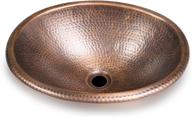 🛁 17-inch hand hammered oval copper sink by monarch abode logo