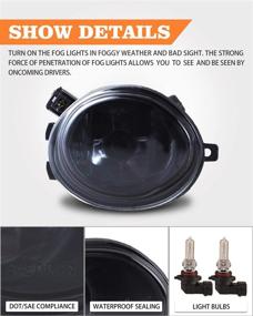 img 1 attached to 🔦 Сборка фар для тумана высокого качества для BMW 3 Series E46 M3 2001-2006 / BMW 5 Series E39 M5 00-03 - дымчатая линза, 2шт.