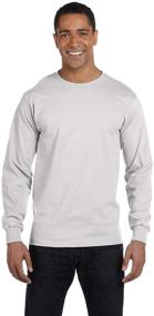 img 2 attached to Hanes 6 1 Long Sleeve Beefy T GOLD Men's Clothing in Active