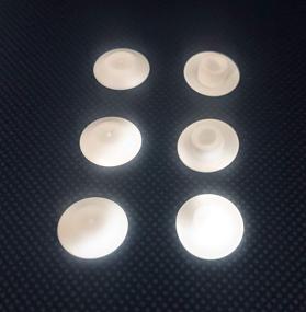 img 1 attached to High-Quality White Plastic Flush Type Plugs for Industrial Hardware Applications
