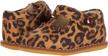 elephantito girls toddler suede leopard girls' shoes logo