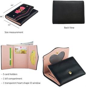 img 1 attached to 💼 Компактный встроенный кошелек Sunwel Fashion Trifold: Стильная женская сумка и кошелек в одном.