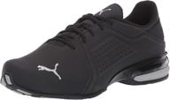 puma mens runner sneaker black logo