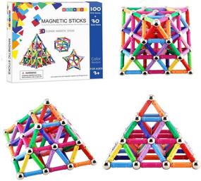 img 1 attached to 📚 Elongdi 130 Pieces Educational Non Toxic: Boost Learning & Eco-Friendly Fun