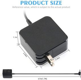img 2 attached to Adapter Charger Compatible AD883J20 ZenBook