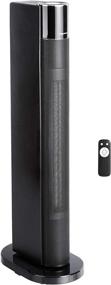 img 2 attached to 🔥 Amazon Basics 34" 1500W Ceramic Tower Space Heater: Premium Portable with Remote & 3 Heat Settings