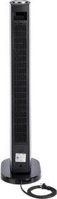 img 1 attached to 🔥 Amazon Basics 34" 1500W Ceramic Tower Space Heater: Premium Portable with Remote & 3 Heat Settings