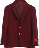 gioberti boys' formal blazer jacket - enhancing boys' clothing with style logo