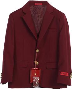 img 3 attached to Gioberti Boys' Formal Blazer Jacket - Enhancing Boys' Clothing with Style