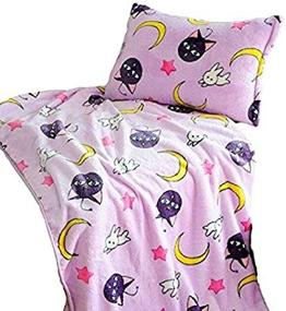 img 2 attached to 🌙 Luna Cartoon Anime Sailor Moon Kawaii Blanket Cosplay Accessories 47in X 59in - Purple-2