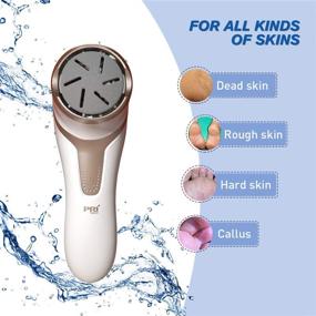 img 3 attached to 💆 Revitalize Your Feet with Rechargeable Electric Callus Remover: Waterproof, Portable, and Professional Foot Care Kit for Dry, Dead Skin and Calluses