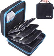 🎮 protect and organize your nintendo 2ds with the austor blue storage case logo