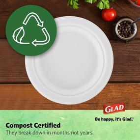 img 1 attached to Glad Compostable Disposable Microwavable Cut Resistant