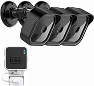 📷 улучшите вашу систему камеры blink outdoor с новым защитным креплением от погодных условий и креплением с возможностью регулировки на 360 градусов (черный, 3 штуки) логотип