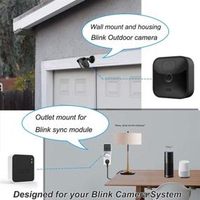 img 2 attached to 📷 Улучшите вашу систему камеры Blink Outdoor с новым защитным креплением от погодных условий и креплением с возможностью регулировки на 360 градусов (черный, 3 штуки)