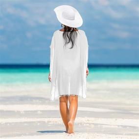 img 1 attached to 👙 Chalier Chiffon Swimwear Cover Ups: Stylish Beach Attire for Women