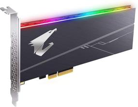 img 2 attached to 🔥 GIGABYTE AORUS RGB Nvme Add-in-Card 1TB High Performance Gaming SSD с интегрированным теплоотводом, Toshiba 3D NAND, DDR кэш-буфер, гарантия на 5 лет - GP-ASACNE2100TTTDR