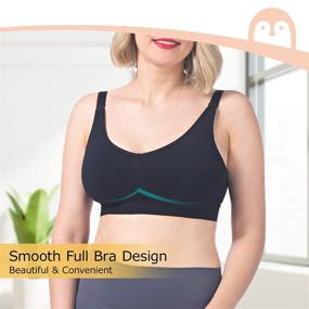 img 3 attached to Momcozy Hands-Free Pumping Bra: 3-in-1 Maternity Nursing and Everyday Bra 🤱 for Women, Black X-Large - Supportive, Easy-to-Use Breast Pump Bra with Pads