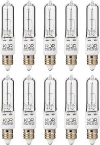 img 4 attached to Set of 10 Q75CL MC Candelabra Bulbs