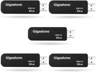 gigastone v30 64гб usb2 накопитель данных логотип