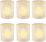 lumabase flameless candles frosted holder логотип