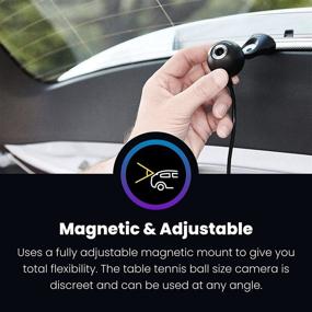 img 1 attached to 🚗 Nextbase Rear Windshield Full 6 Lane Rear View Camera - Compatible with 322GW, 422GW, 522GW, 622GW DashCams, All Round Protection, Magnetic Mount