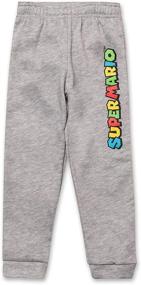 img 1 attached to Everyday Active Wear Set for Super Mario Boys - Hoodie Sweatshirt and Sweatpants (3-Piece Set)