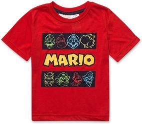 img 3 attached to Everyday Active Wear Set for Super Mario Boys - Hoodie Sweatshirt and Sweatpants (3-Piece Set)