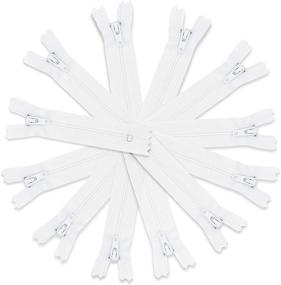 img 4 attached to 👗 Wholesale YKK 14-inch Zipper YKK #3 Skirt & Dress Color 501 White - Pack of 12 Zippers - Authorized Distributor ZipperStop