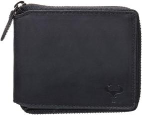 img 4 attached to 💼 Genuine Leather Bifold Wallet: The Ultimate Men's Accessory for Wallets, Card Cases & Money Organizers with Advanced Blocking Technology