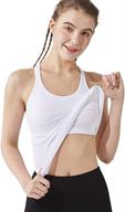 womens padded fitness workout running sports & fitness for team sports logo