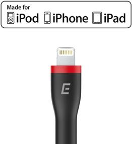 img 3 attached to 🔌 EasyAcc 0.5 фута USB кабель для Lightning [Сертифицирован Apple MFi] Быстрая зарядка и передача данных для iPhone 13 Pro Max, 12 Pro Max, X XS XR XS Max, 8 8 Plus