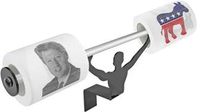 img 3 attached to 🚽 Political Gift Set: Fairly Odd Novelties Bill Clinton Toilet Paper with Strong Man Holder - Perfect for Democrats