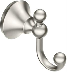 img 1 attached to 🛀 Moen Wynford YB5203BN Robe Hook in Brushed Nickel