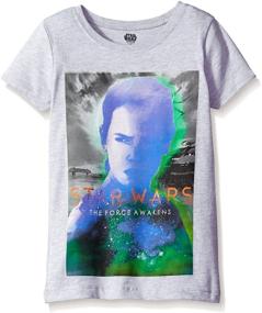 img 1 attached to 👕 STAR WARS Big Force Awakens Rey Girls 7-16 Short Sleeve Graphic T-Shirt