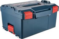 🔵 bosch l-boxx-3 stackable tool storage case - 10" x 14" x 17.5" - blue logo