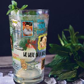 img 1 attached to 👥 Iconic Friends TV Show Quotes Featured on 16oz Pint Glass