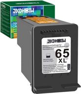 🖨️ jicdhbiw hp 65xl/65 xl black remanufactured ink cartridge - 1 pack, compatible with envy 5055, 5052, 5012, 5030, 5010, 5020 & deskjet 2622, 2652, 2600, 3755, 3722, 3752, 2640, 2635, amp 100, 120 printers logo