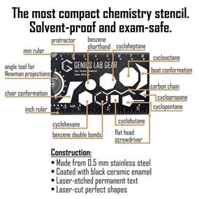 img 3 attached to Master Organic Chemistry with The Pocket Chemist Exam Edition: A Stencil Drawing Template