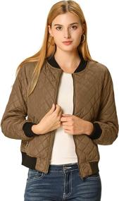 img 2 attached to Allegra Womens Raglan Sleeves Quilted Women's Clothing and Coats, Jackets & Vests