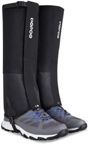 img 4 attached to 🌧️ LOPOO Leg Gaiters Waterproof for Men and Women: Ultimate Protection for Outdoor Activities