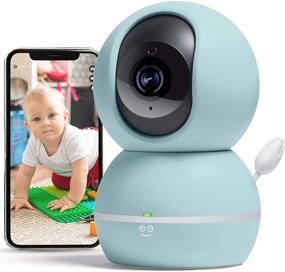 img 4 attached to 🐾 Geeni Smart Home Pet and Baby Monitor: 1080p Wireless WiFi Camera with Motion and Sound Alert (Pastel Blue)