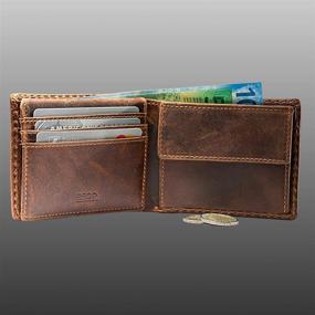 img 1 attached to 👔 DiLoro Leather Compartment Antique Men's Wallets: Finest Quality Men's Accessories