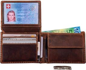 img 2 attached to 👔 DiLoro Leather Compartment Antique Men's Wallets: Finest Quality Men's Accessories