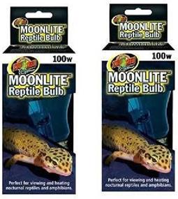 img 3 attached to 🔦 2-Pack of 100-Watt Zoo Med Moonlite Reptile Bulbs