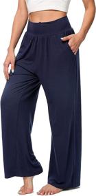 img 1 attached to 🩲 OLIKEME High Waist Yoga Pants: Stylish Sweatpants with Pockets for Women's Leisure and Workout