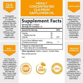 img 3 attached to CLA 560 Supplement Conjugated Non Stimulating