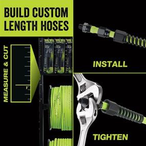 img 3 attached to 🔧 Flexzilla Pro Air Hose 3/8 in. x 250 ft – Heavy Duty, Lightweight, ZillaGreen